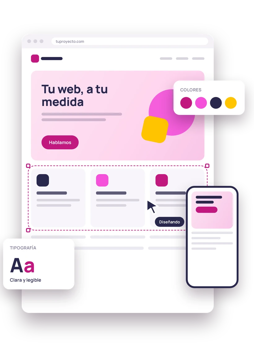 Diseño de una página web a medida adaptada a ordenador y móvil